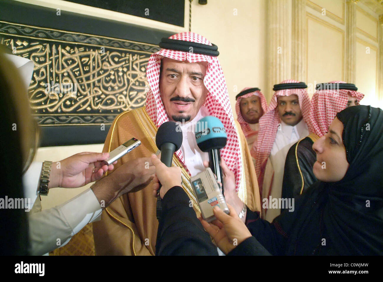 Riad Gouverneur Prinz SALMAN BIN ABDUL AZIZ, einer der meisten mächtigen Mitglieder von der königlichen Familie, und nah an König AdbullAH Stockfoto