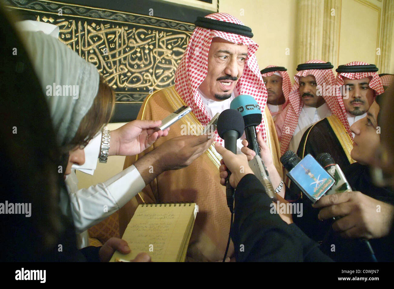 Riad Gouverneur Prinz SALMAN BIN ABDUL AZIZ, einer der meisten mächtigen Mitglieder von der königlichen Familie, und nah an König AdbullAH Stockfoto