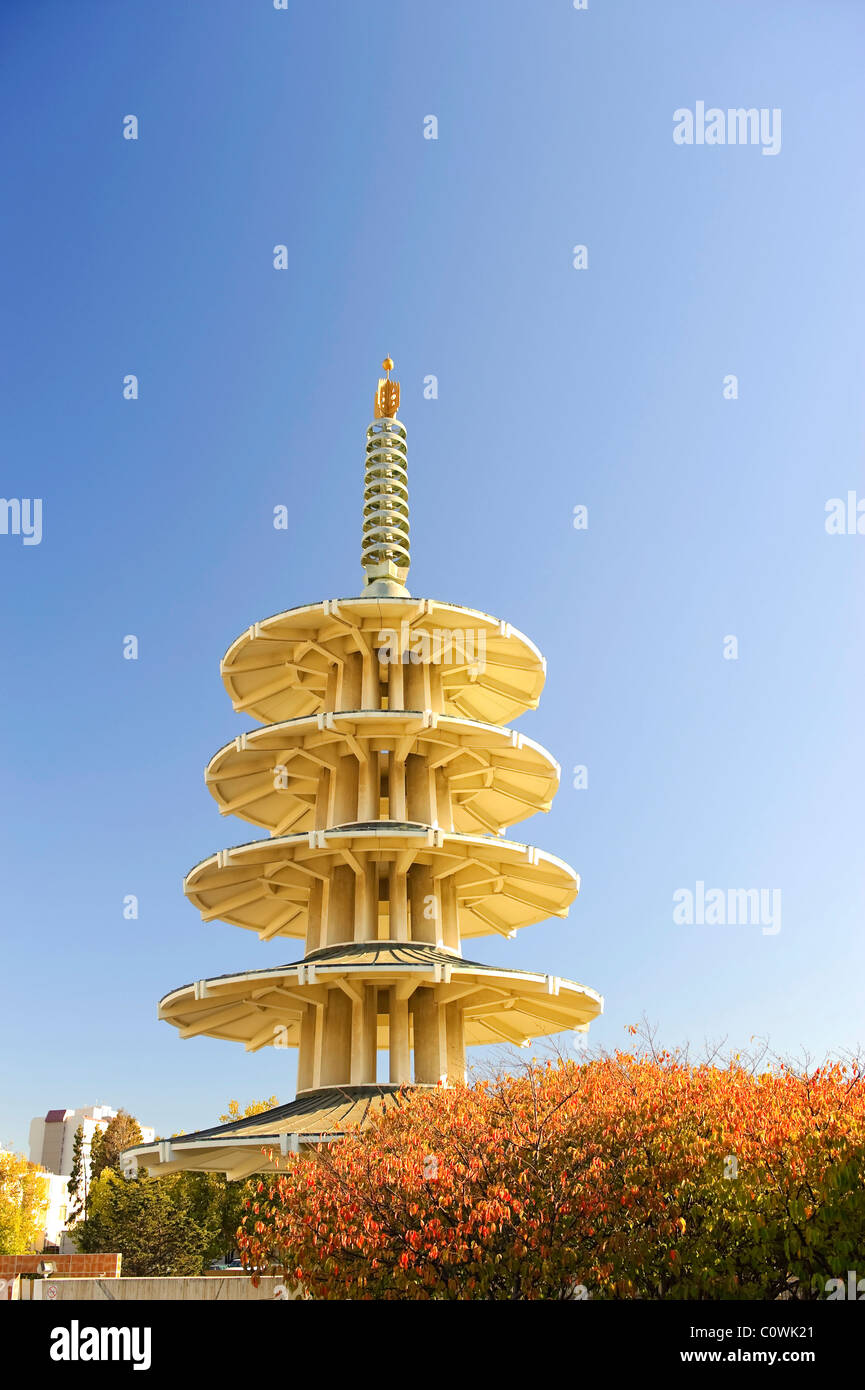 USA, Kalifornien, San Francisco, Japantown, Friedenspagode Stockfoto