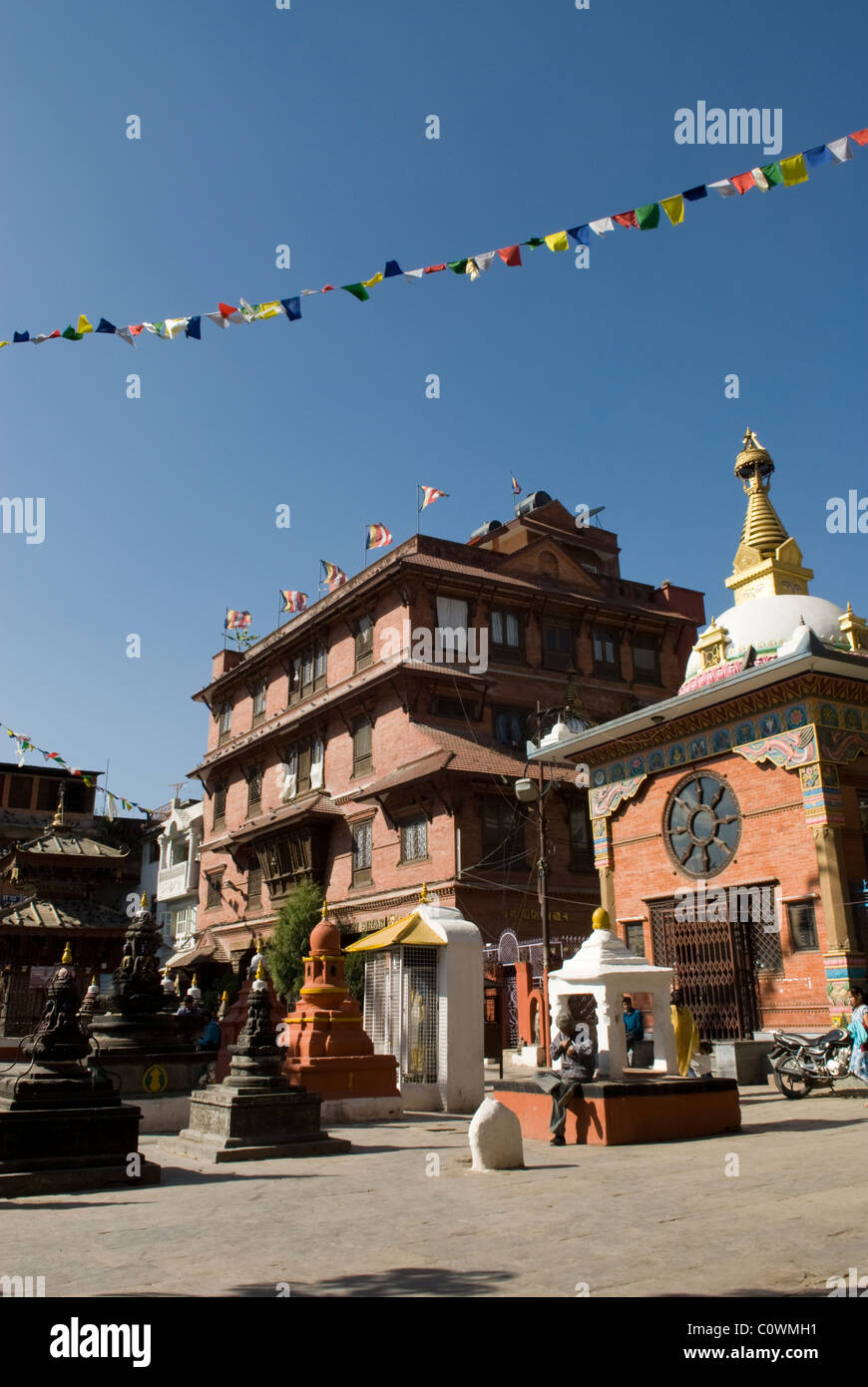 Buddhistische Tempel und Schreine, Kathmandu, Nepal. Stockfoto