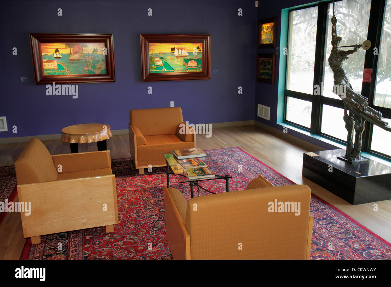 Orlando Florida, das Mennello Museum of American Art, Gemälde, Skulpturen, Möbel, Besucher reisen Reisen Touristik Tourismus Wahrzeichen Cu Stockfoto