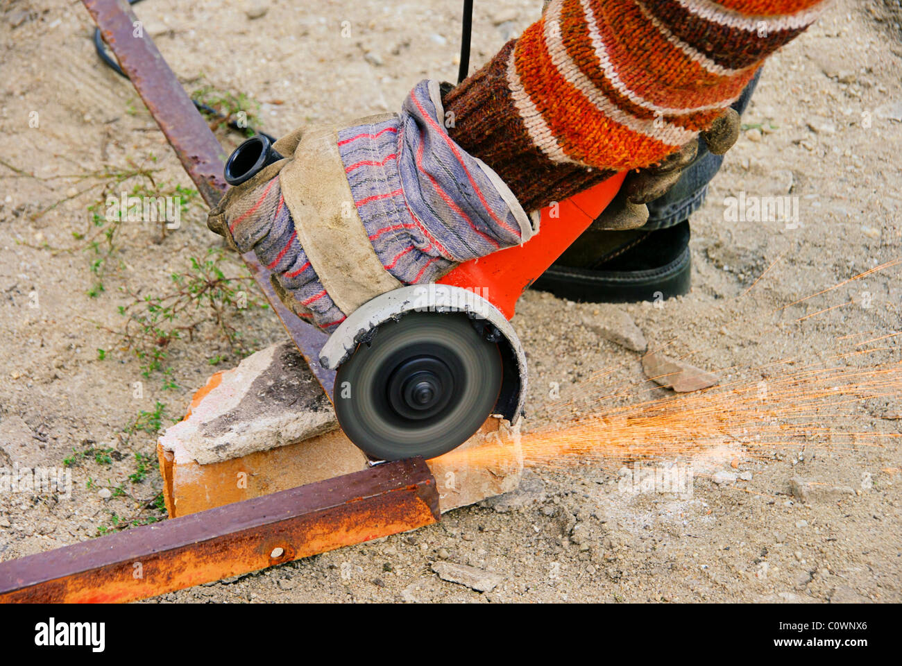Winkelschleifer - Winkelschleifer 06 Stockfoto