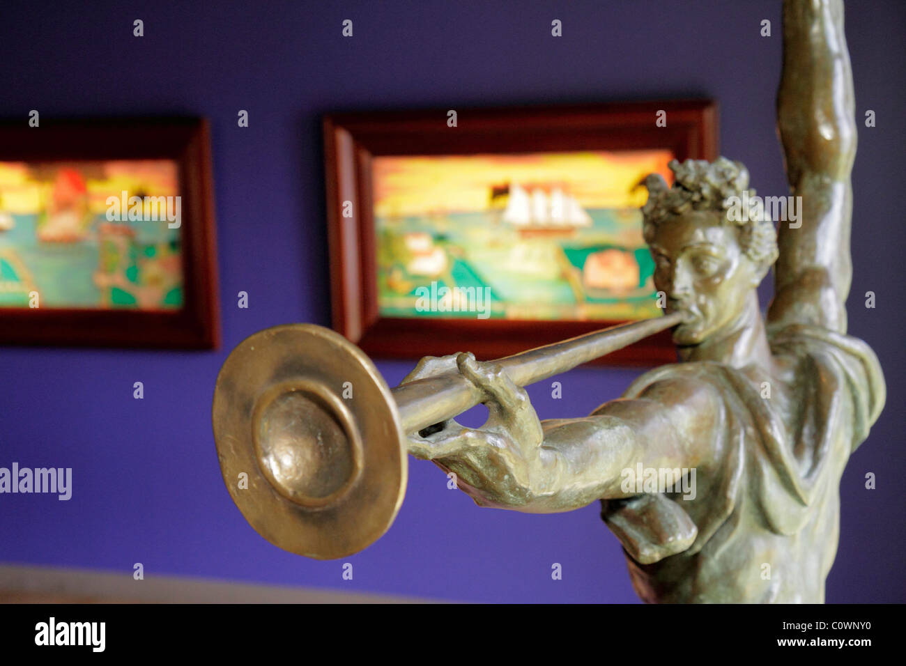 Orlando Florida, das Mennello Museum of American Art, Skulptur, Malerei, Besucher reisen Reise Tourismus Tourismus Wahrzeichen Kultur Cultu Stockfoto