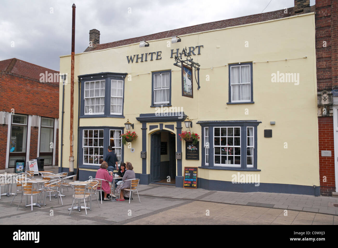 Das White Hart Public House in St Ives, Cambridgeshire, England, UK. Stockfoto