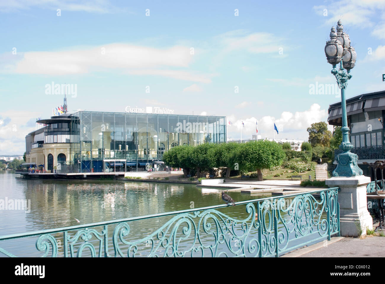 Das Casino in Enghien-Les-Bains Stockfoto
