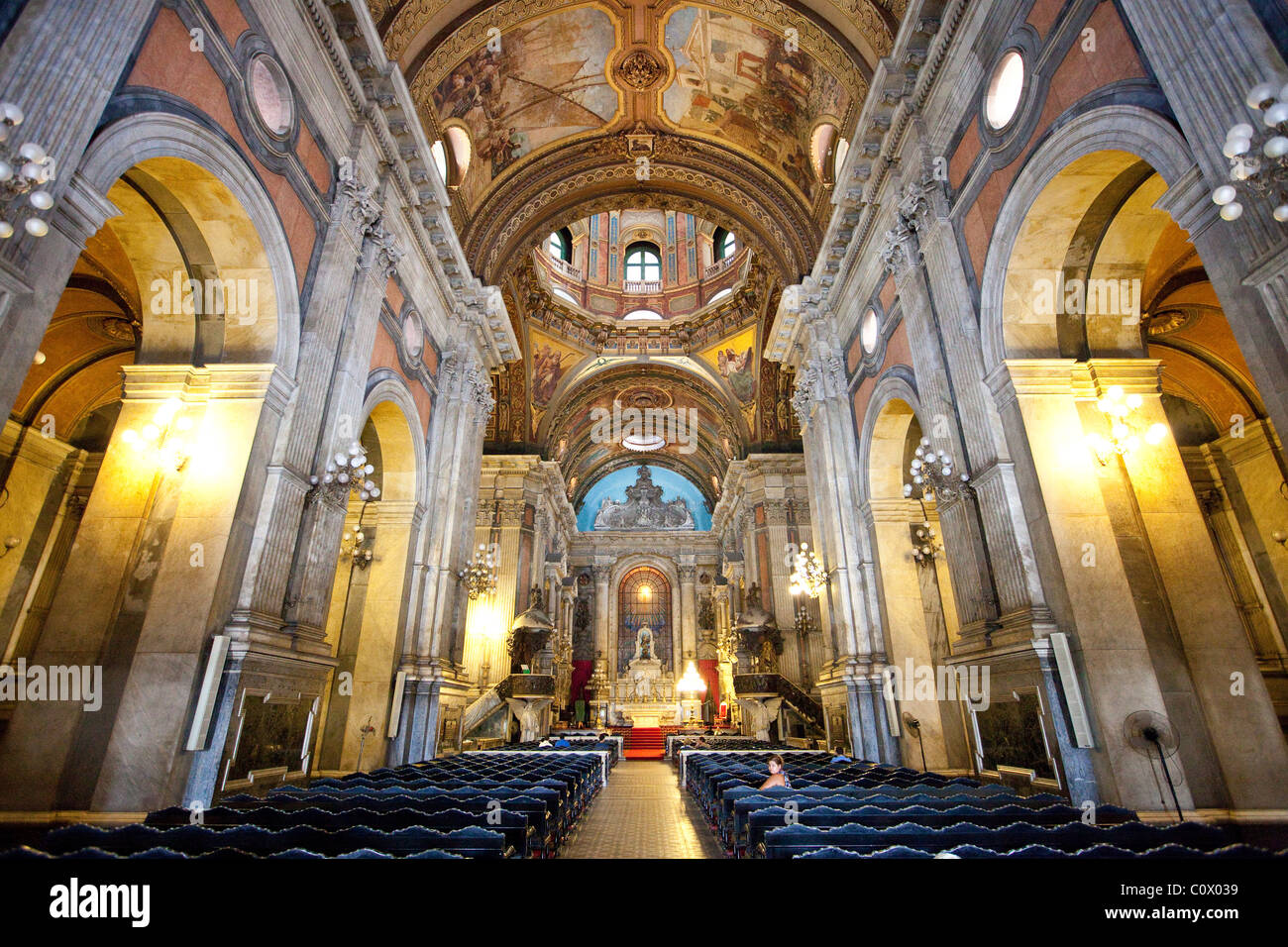 Candelaria Kirche oder Igreja da Candelária, Rio De Janeiro, Brasilien Stockfoto