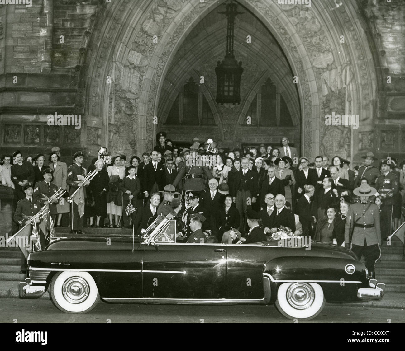 Königin ELIZABETH II. Besuch in Kanada im Jahr 1951 Stockfoto