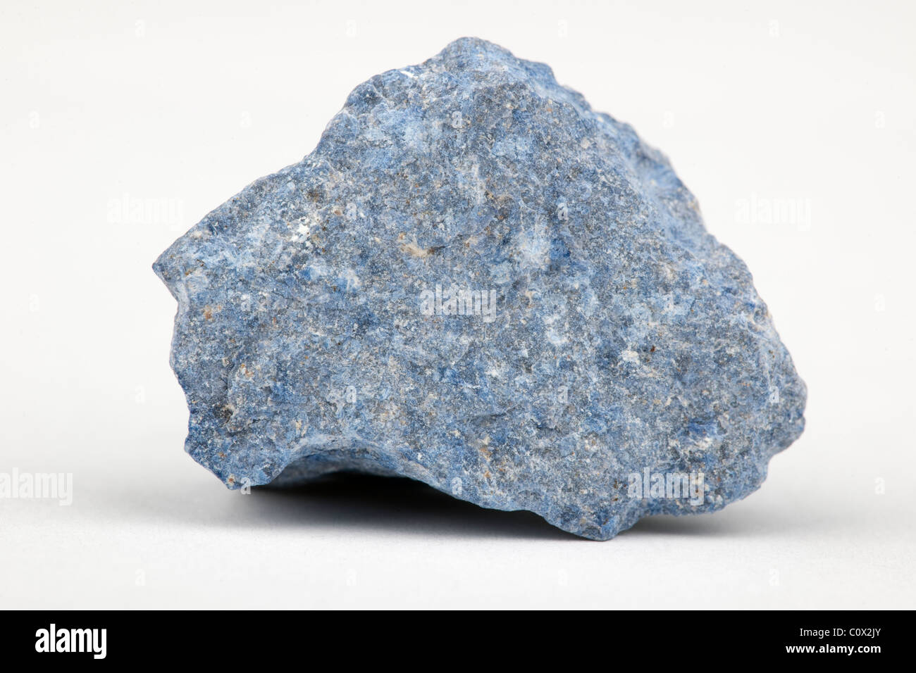 Stichprobe von Dumortierite ein Boro Silikat-Mineral aus Madagaskar Stockfoto