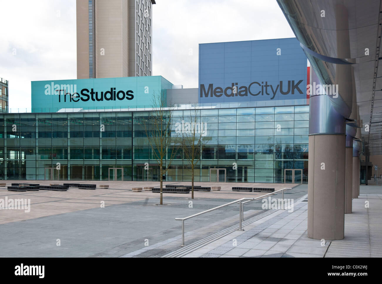 Der neue Komplex Medienstadt in Salford Quays in Manchester Stockfoto