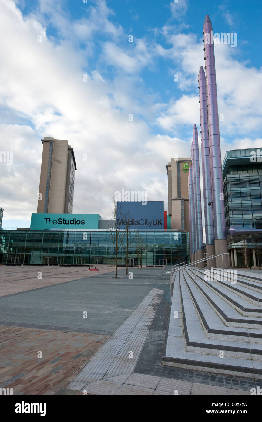 Der neue Komplex Medienstadt in Salford Quays in Manchester Stockfoto