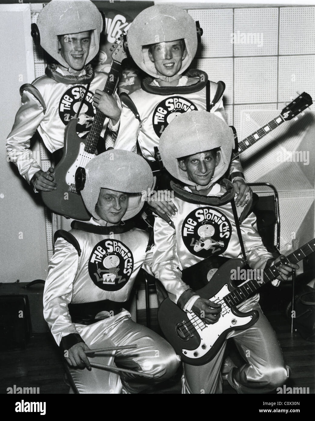 DIE SPOTNICKS schwedischen pop-Gruppe im Jahr 1962 Stockfoto