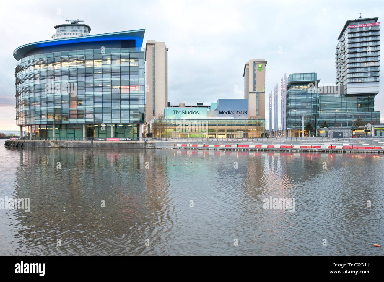 Der neue Komplex Medienstadt in Salford Quays in Manchester Stockfoto