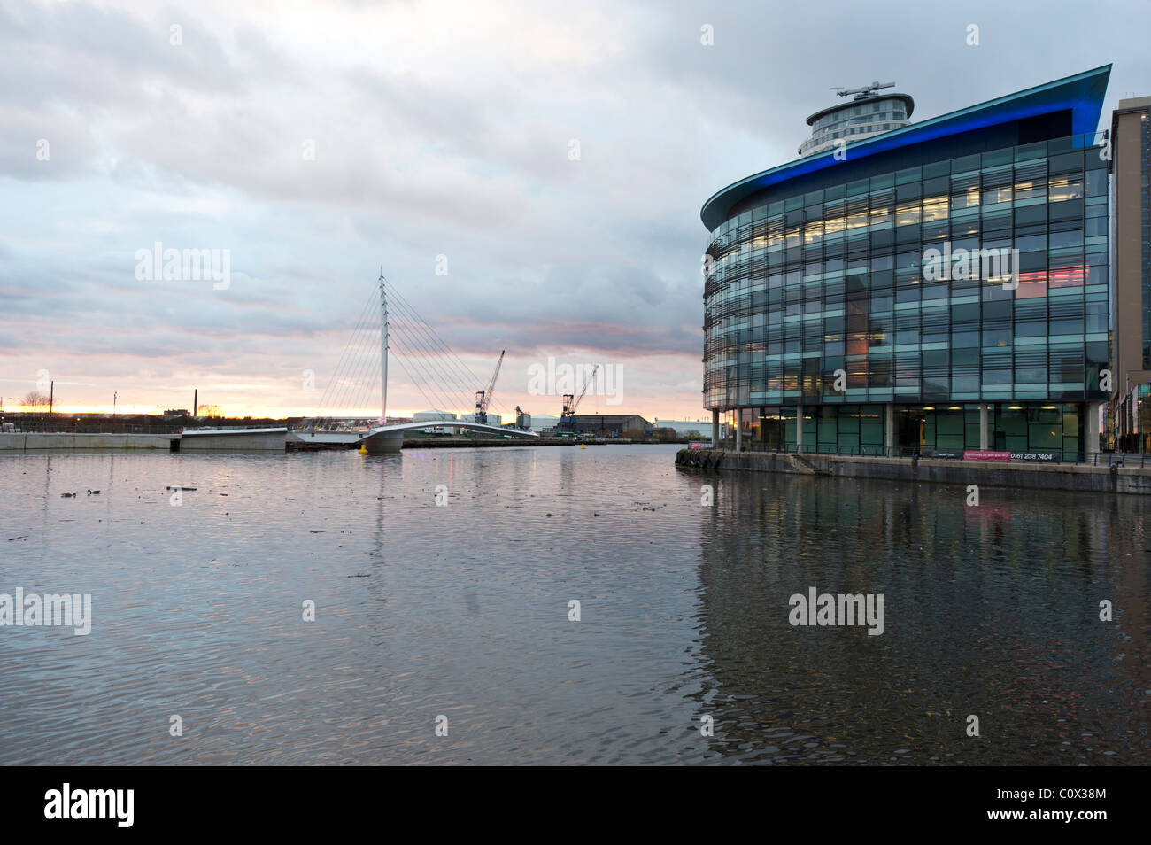 Der neue Komplex Medienstadt in Salford Quays in Manchester Stockfoto