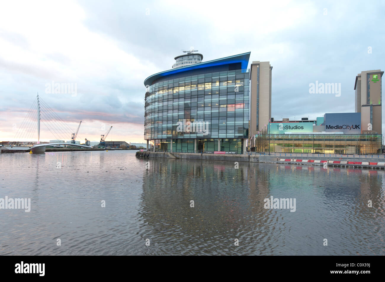 Der neue Komplex Medienstadt in Salford Quays in Manchester Stockfoto