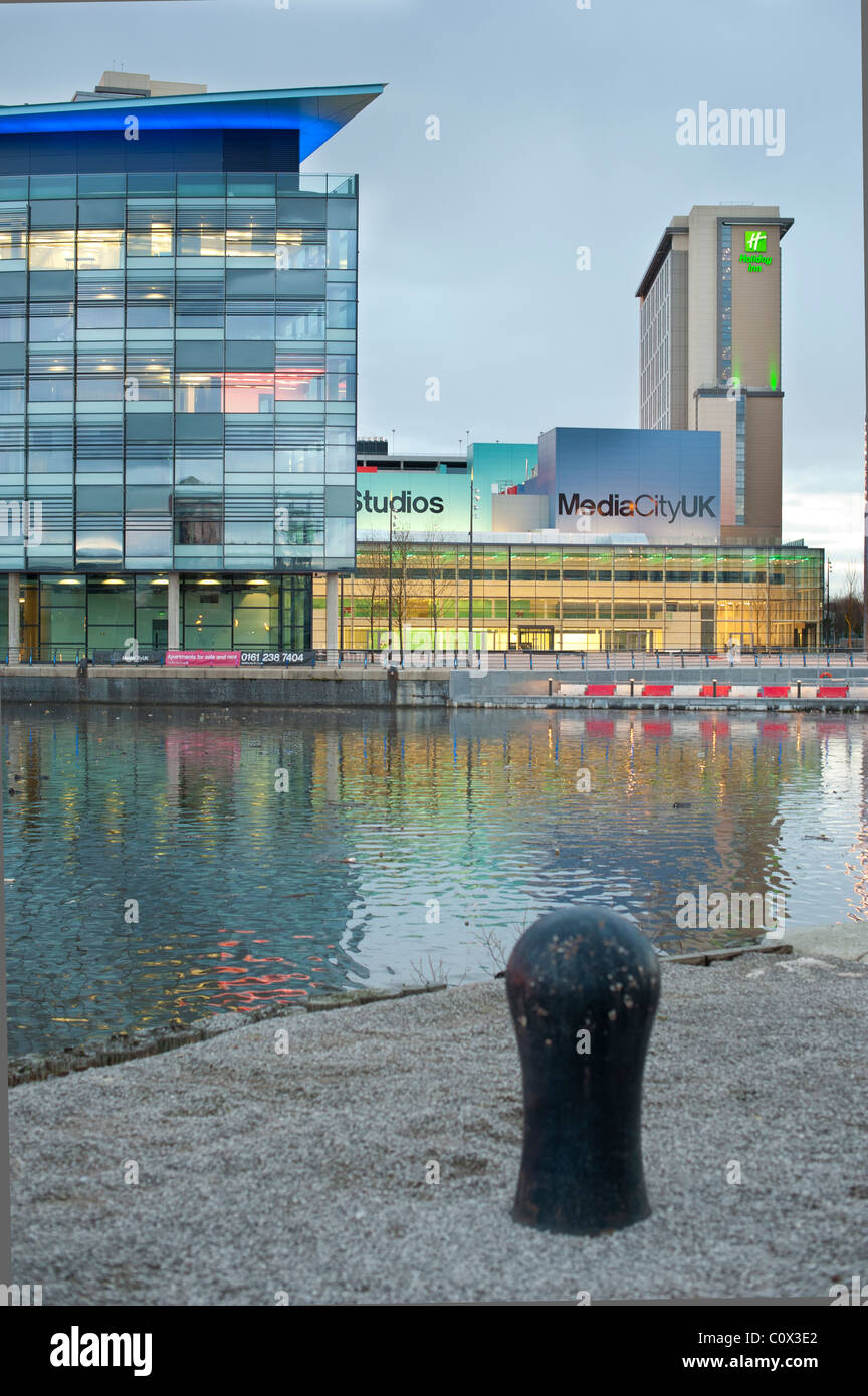 Der neue Komplex Medienstadt in Salford Quays in Manchester Stockfoto