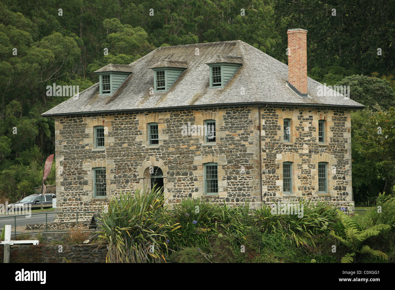 Die Stein speichern Teil des Kerikeri Missionshaus Stockfoto