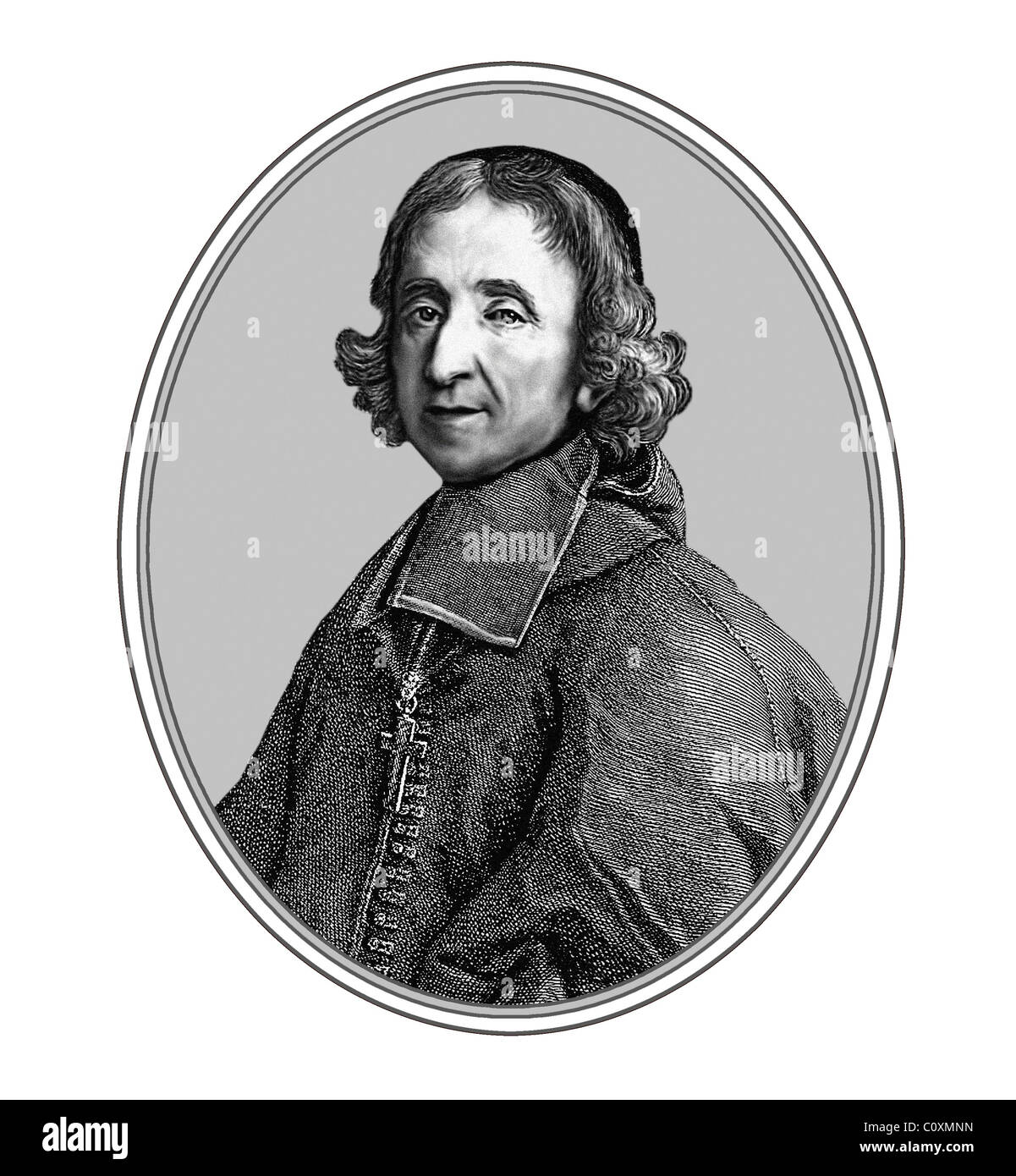 Francois Fenelon 1651 1715 Französisch Prälat Schriftsteller Illustration aus einer Gravur Stockfoto