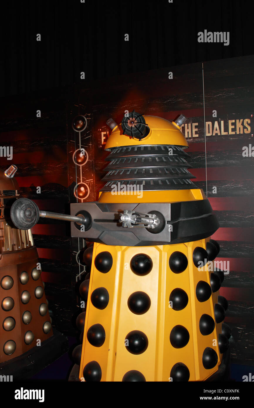 Dalek aufweisen, Doctor Who Experience, Hammersmith Road, London, England, Großbritannien, Deutschland, UK, Europa Stockfoto