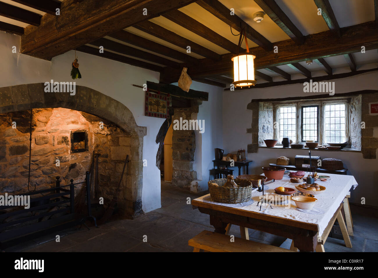 Manor House Interior Not Room Stockfotos Manor House
