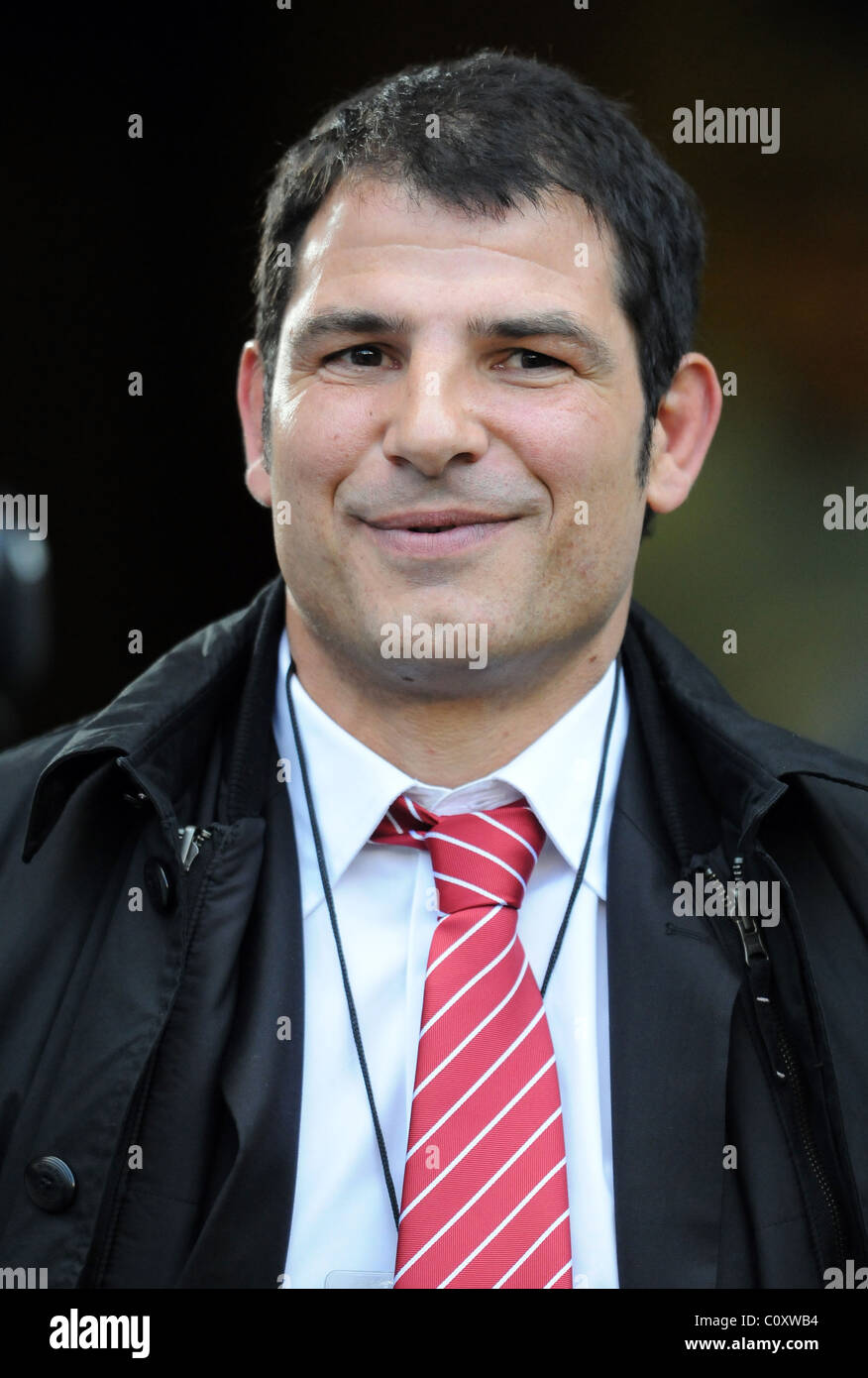 MARC LIÈVREMONT Frankreich COACH TWICKENHAM LONDON ENGLAND 26. Februar 2011 Stockfoto