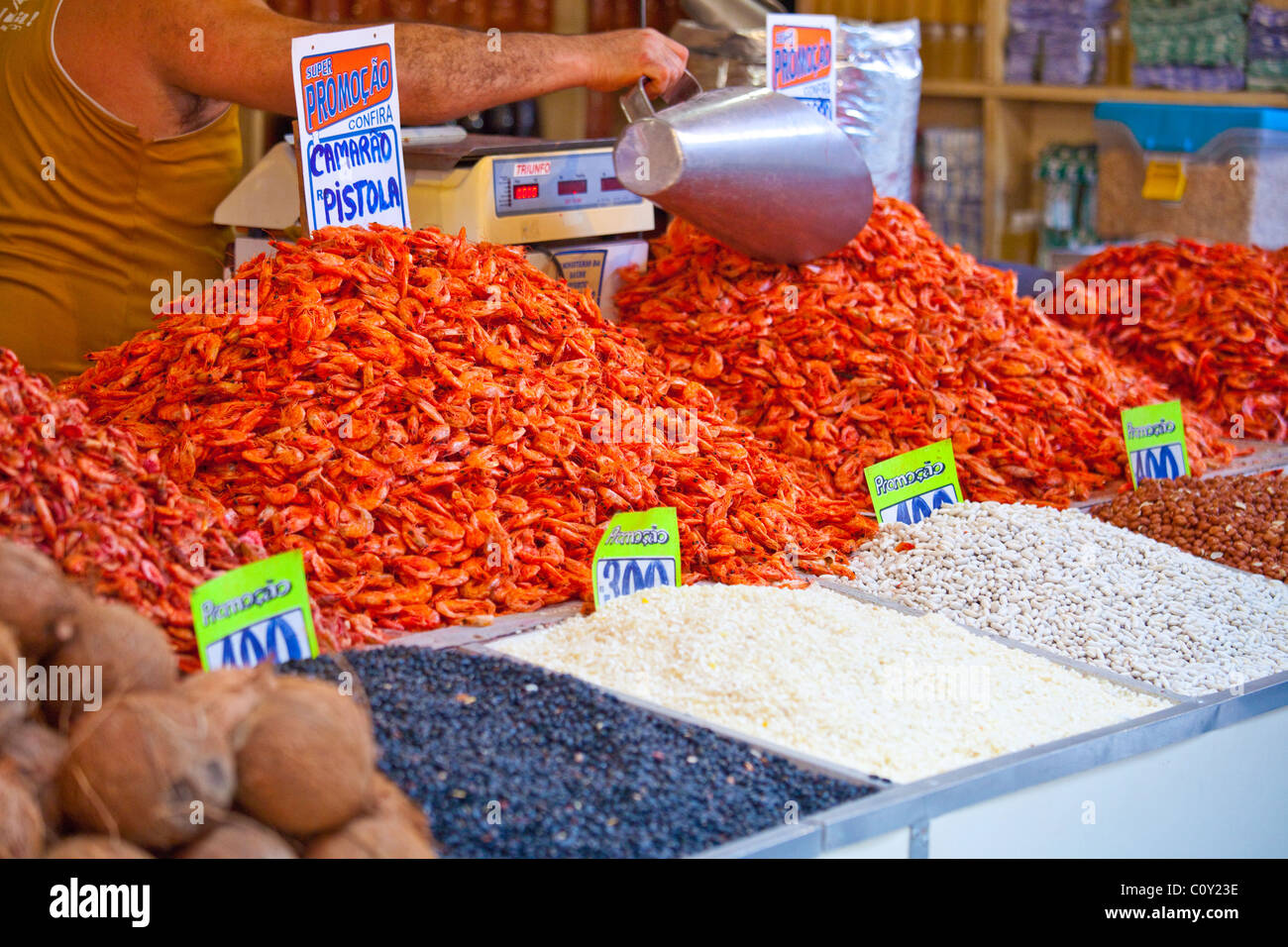 Feira São Joaquim Markt in Salvador, Bahia, Brasilien Stockfoto