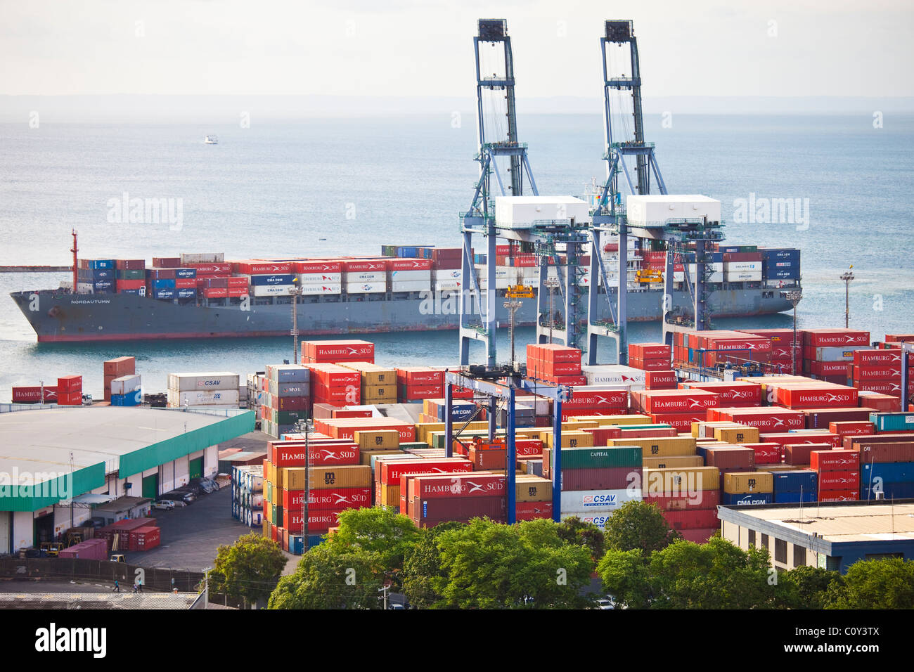 Hafen von Salvador da Bahia, Brasilien Stockfoto