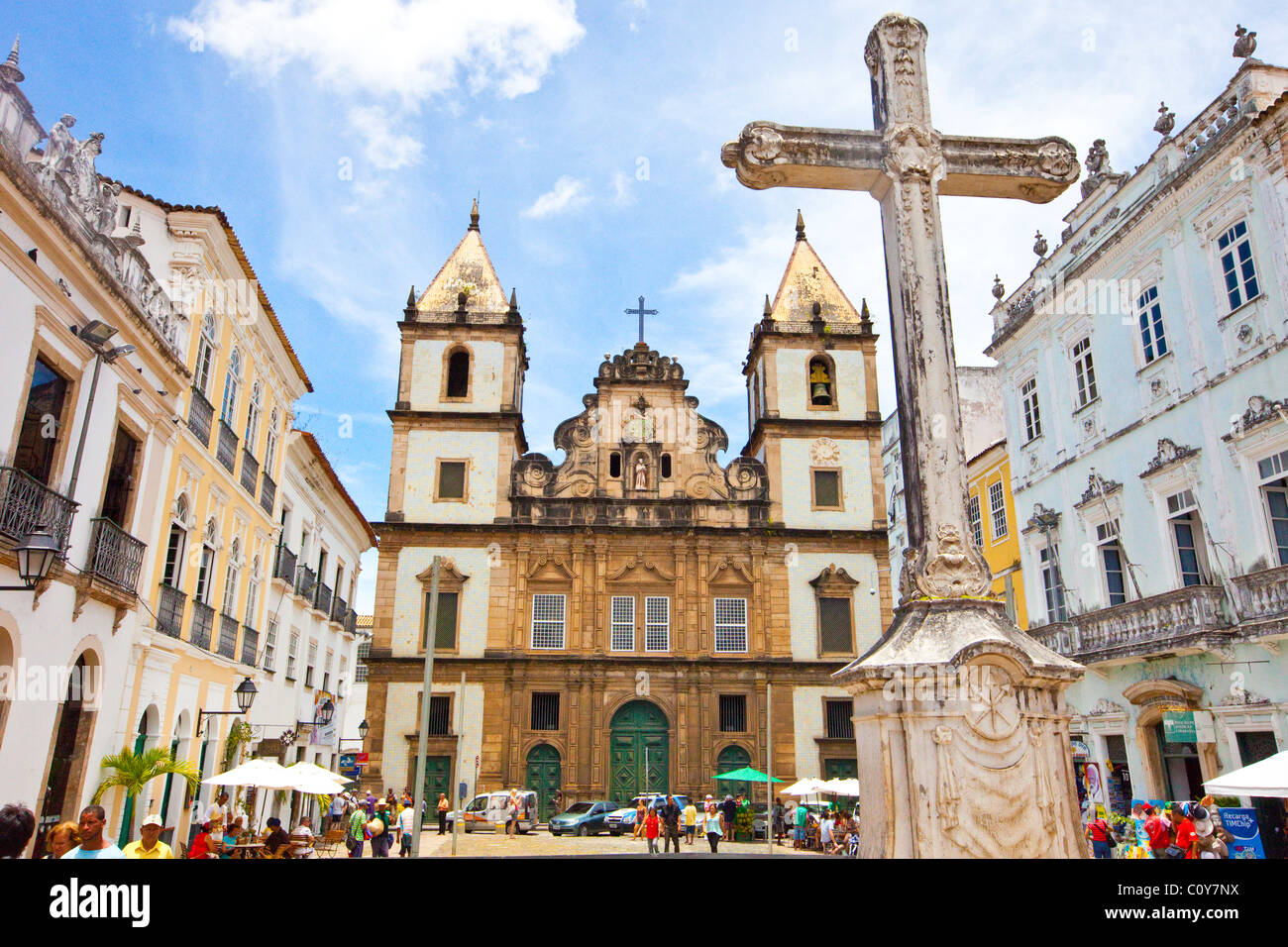 Igreja de São Francisco, Salvador, Brasilien Stockfoto