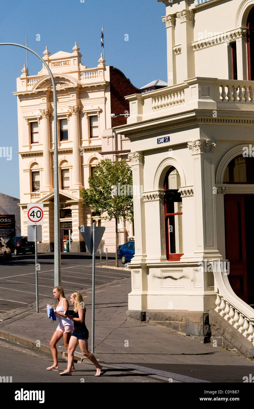 Sturt Street Ballarat Victoria Australien Stockfoto