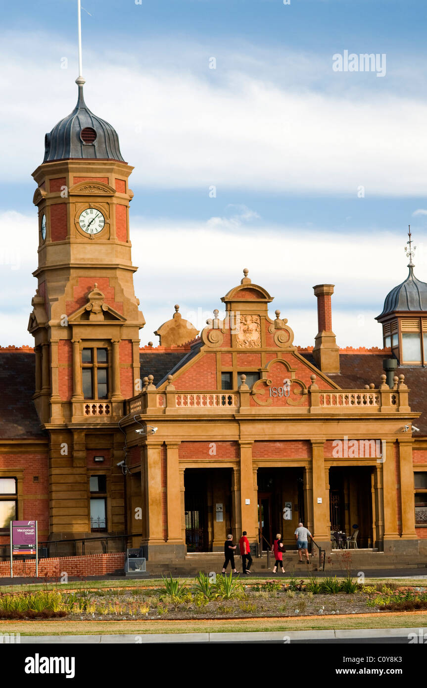 Maryborough Railway Station Victoria Australien Stockfoto