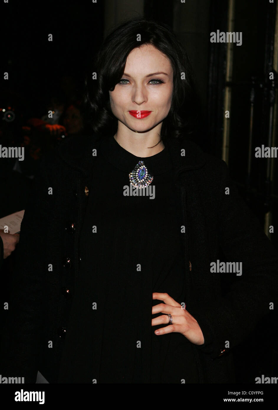 Bextor British Fashion Awards - vor der Ankunftshalle abgehaltenen Lawrence Hall London, England - 25.11.08 Stockfoto