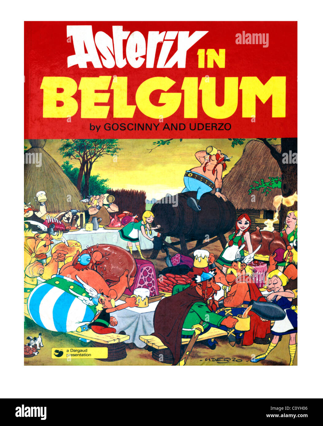 Abdeckung des Comic-Buch-Asterix Stockfoto