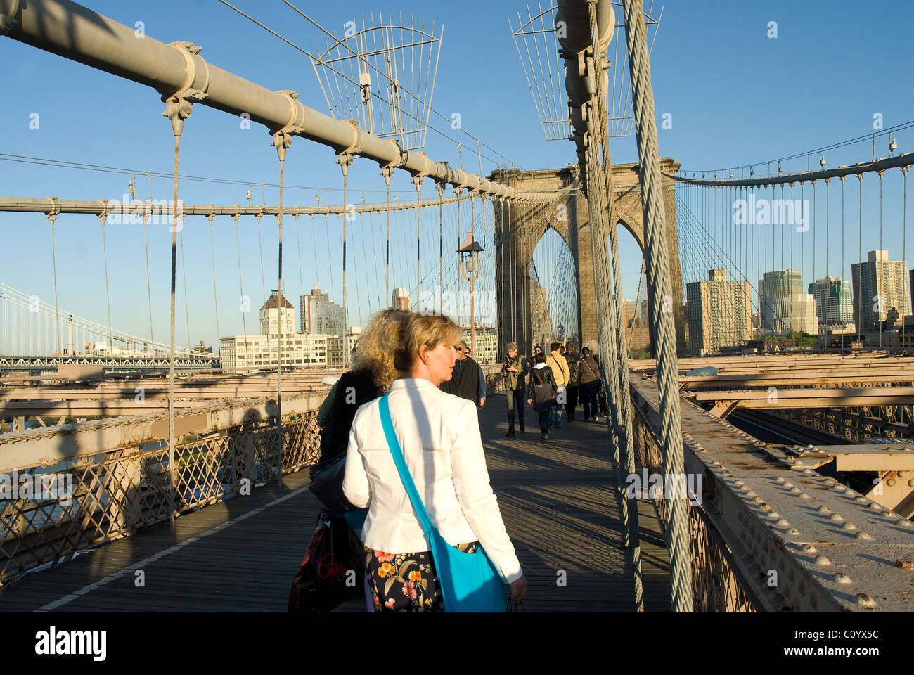 Brooklyn Bridge, New York City, 2010 Stockfoto