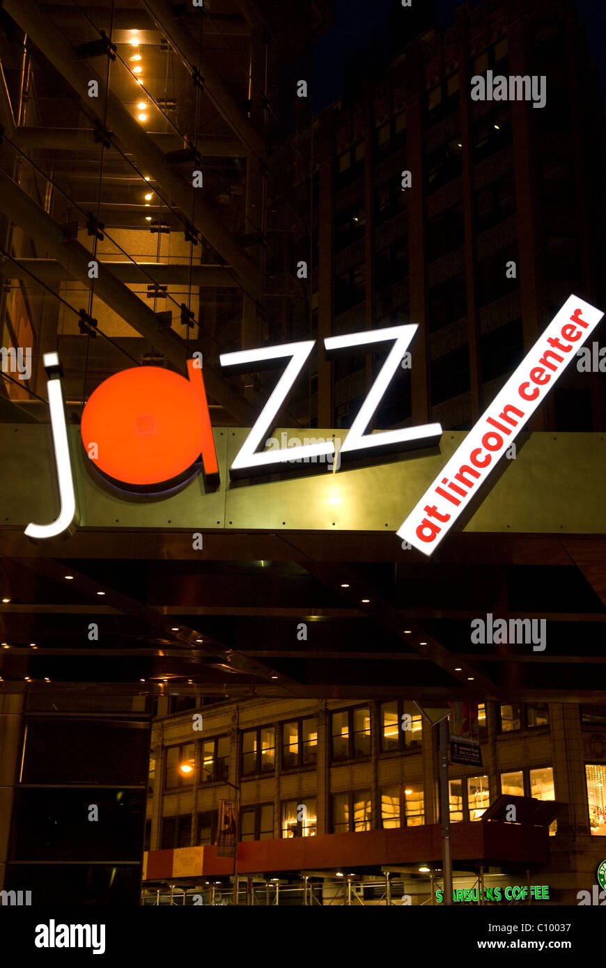 Jazz am Lincoln Center (JALC) ist Teil des Lincoln Center for the Performing Arts... Stockfoto