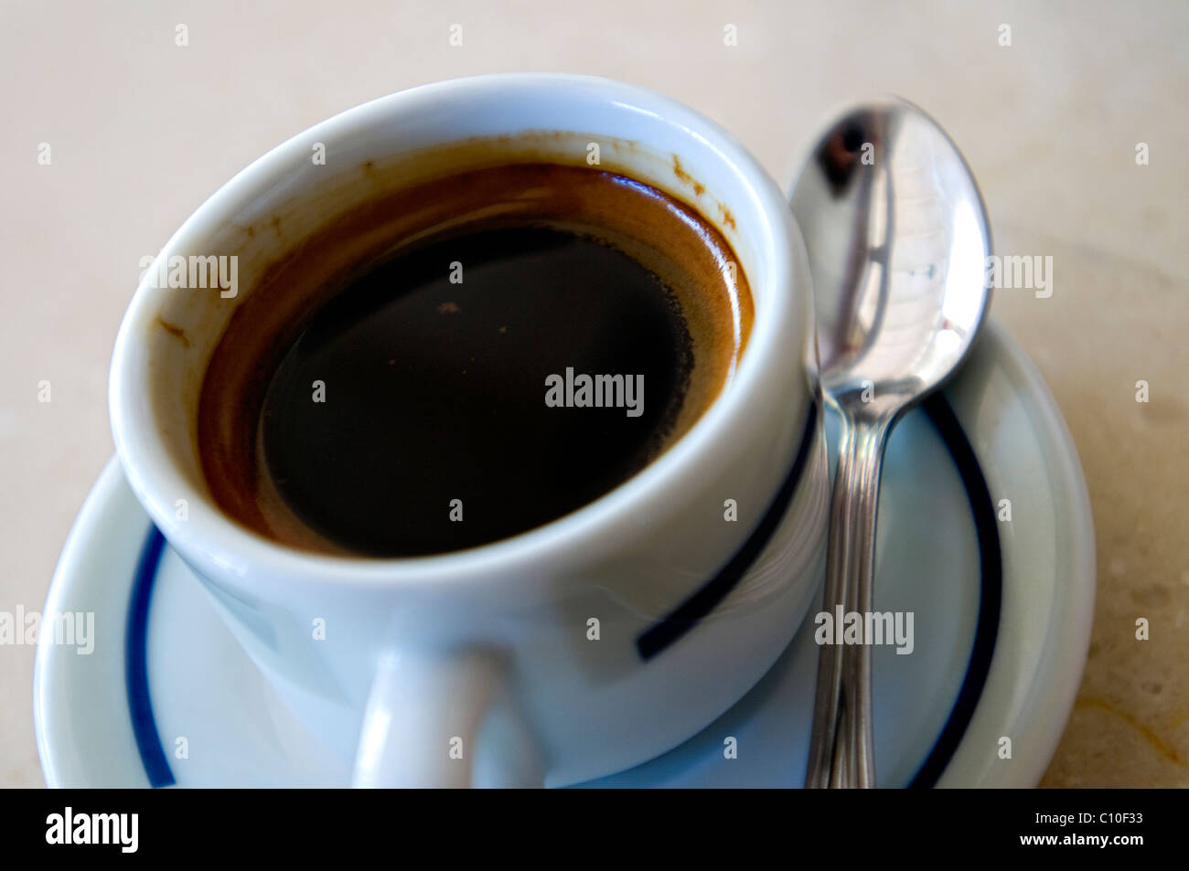 Espresso-Kaffee, Kuba Stockfoto