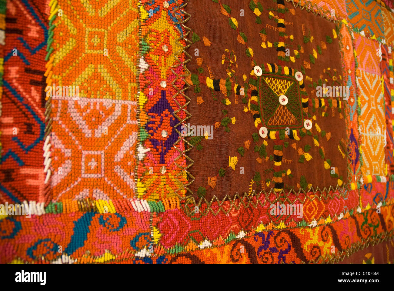 Beduinen Wandteppich, Marsa Alam, Rotes Meer, Ägypten Stockfoto