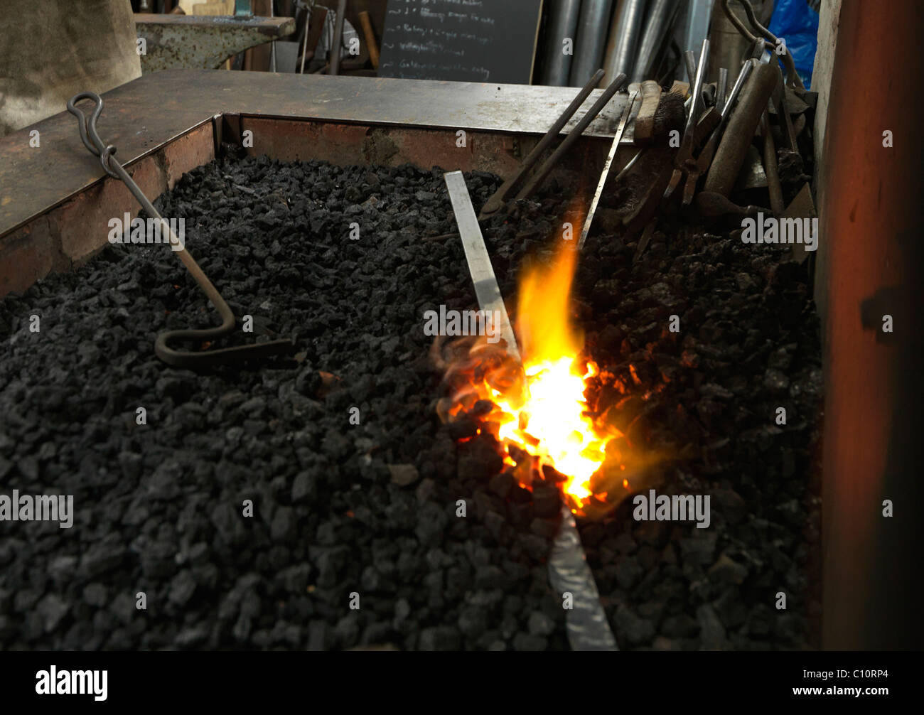 Schmiede Forge Stockfoto