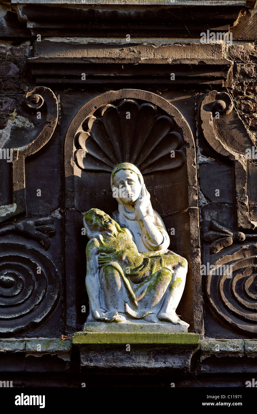 Pieta im Pfarrhaus, Kevelaer, Nordrhein-Westfalen, Deutschland, Europa Stockfoto