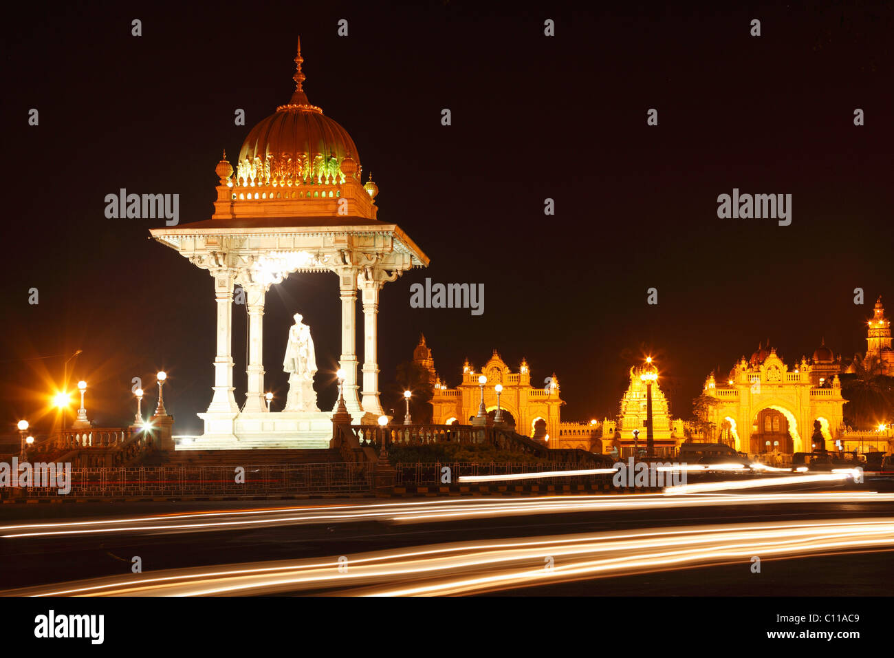 Chamaraja Kreis, Mysore, Karnataka, Südindien, Indien, Südasien, Asien Stockfoto
