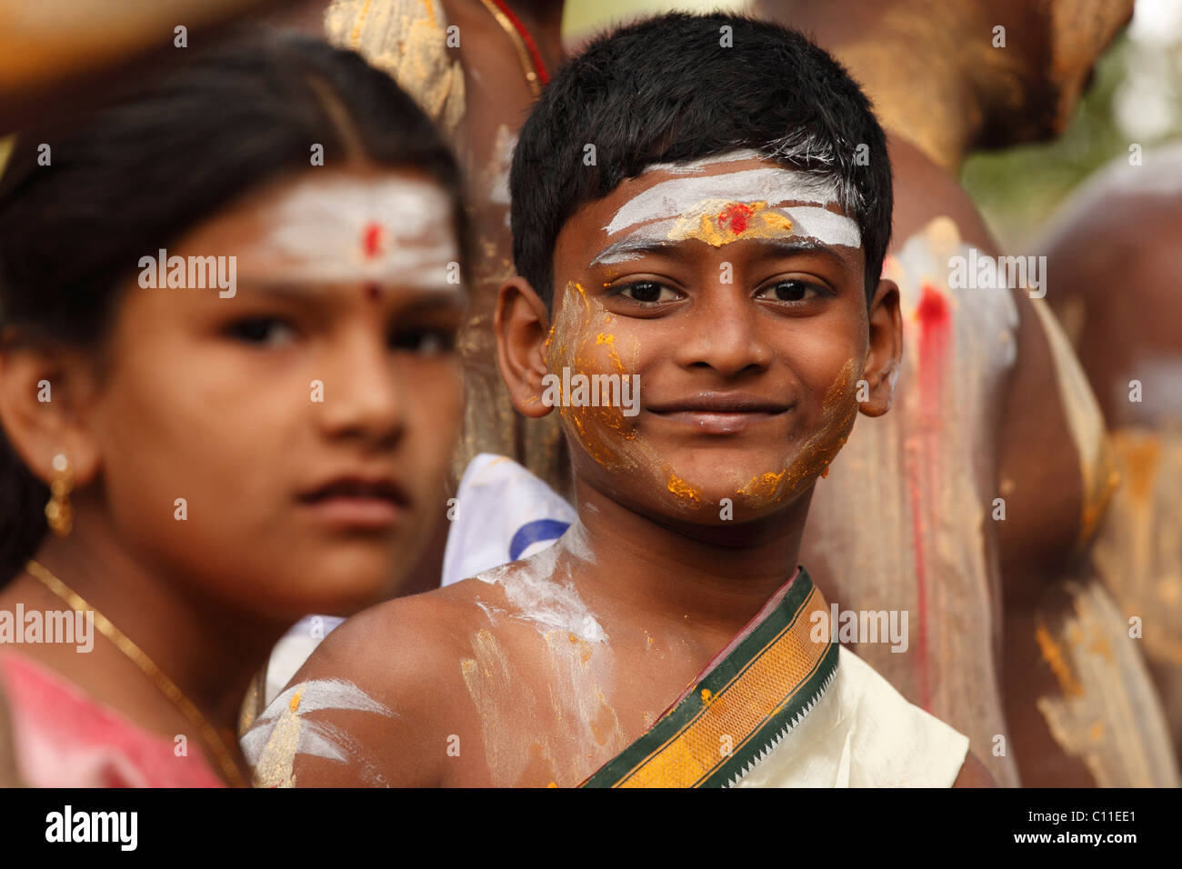 Thaipusam Festival in Tenkasi, Tamil Nadu, Tamil Nadu, Südindien, Indien, Asien Stockfoto