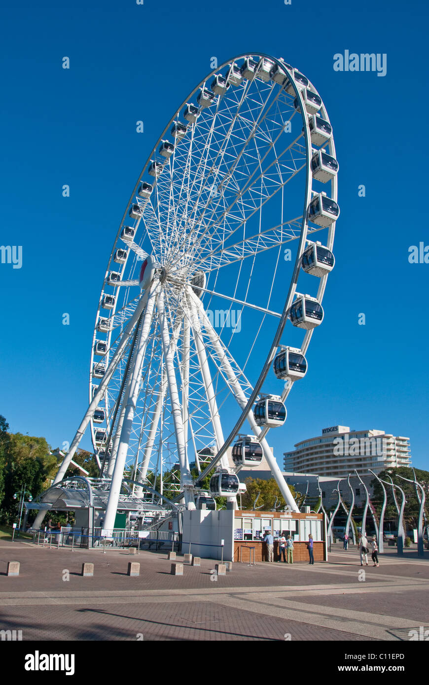 Detail von Brisbane, Ost-Australien, August 2009 Stockfoto