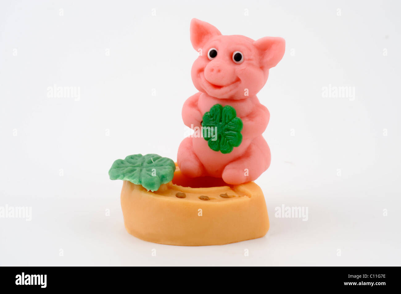 Glücksbringer, Glücksbringer, Marzipan, Schwein, Hufeisen ...