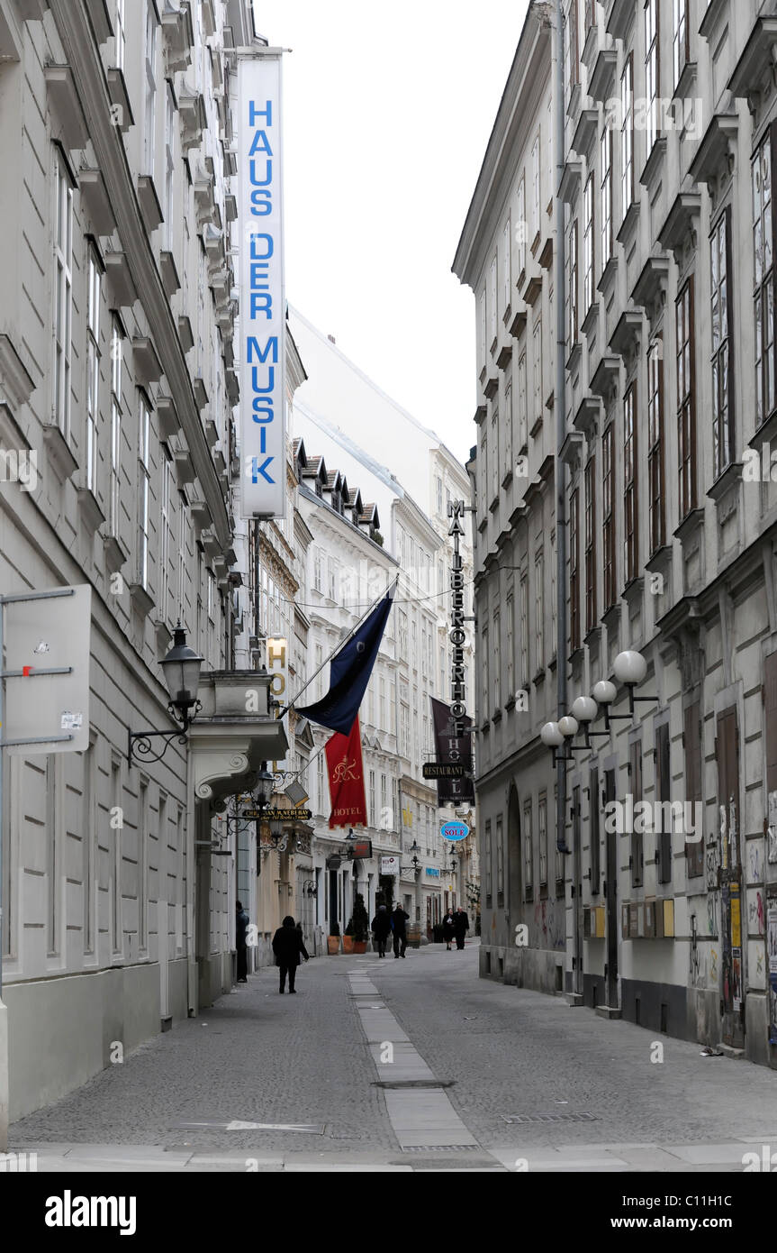 Haus Der Musik Seilerstaette Wien Osterreich Europa Stockfoto