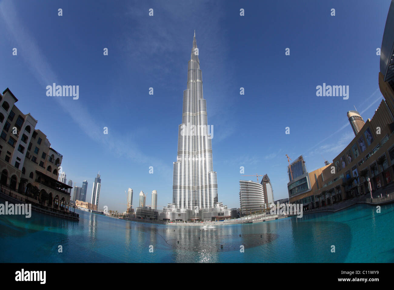 Burj Khalifa, Dubai, Vereinigte Arabische Emirate, Asien Stockfoto