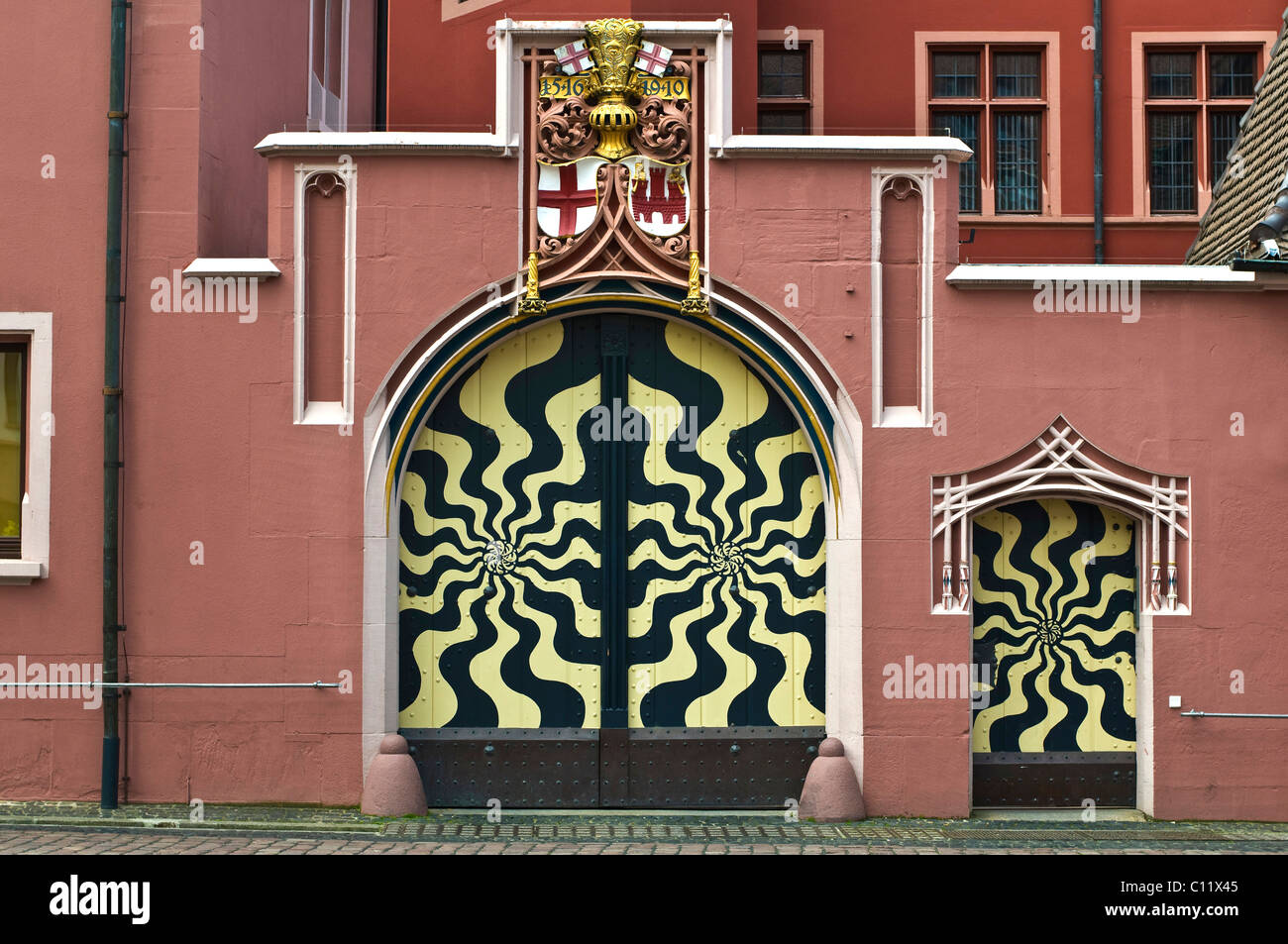 Das Haus Zum Walfisch historische Gebäude, Freiburg, Baden-Württemberg, Deutschland, Europa Stockfoto