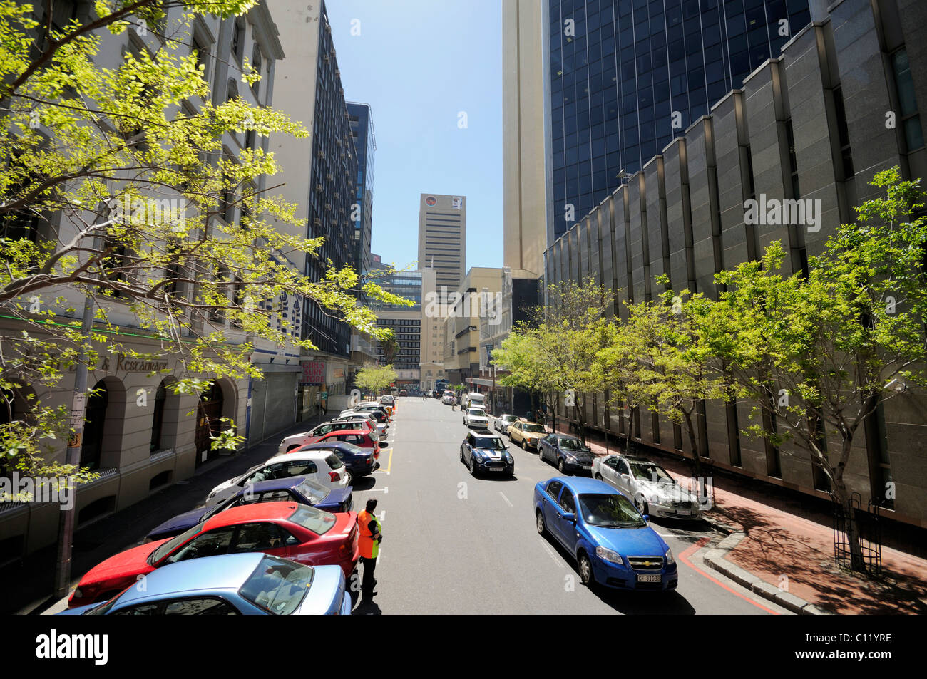 Hout Street, City Center, Cape Town, Südafrika, Afrika Stockfoto