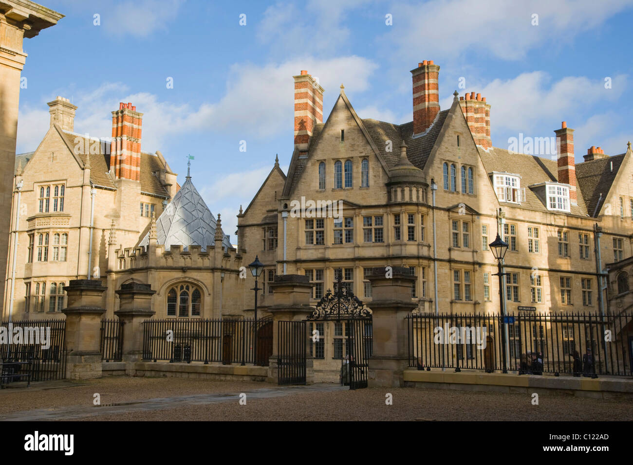 Catte Street und New College Lane Knotenpunkt, Oxford, Oxfordshire, England, Vereinigtes Königreich, Europa Stockfoto