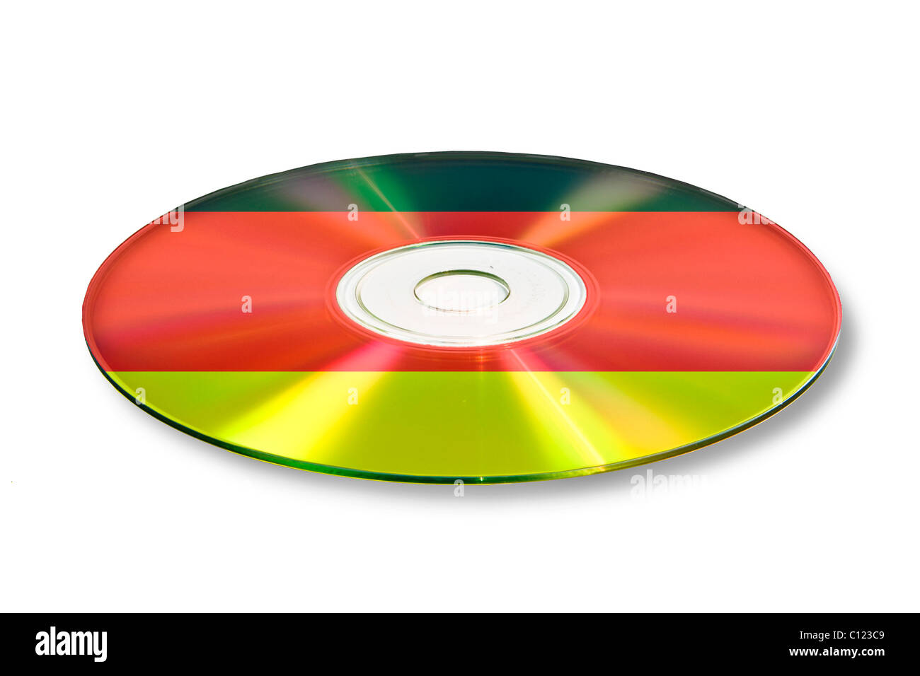 Daten, Kontoinformationen, auf CD, DVD, Deutschland Stockfoto