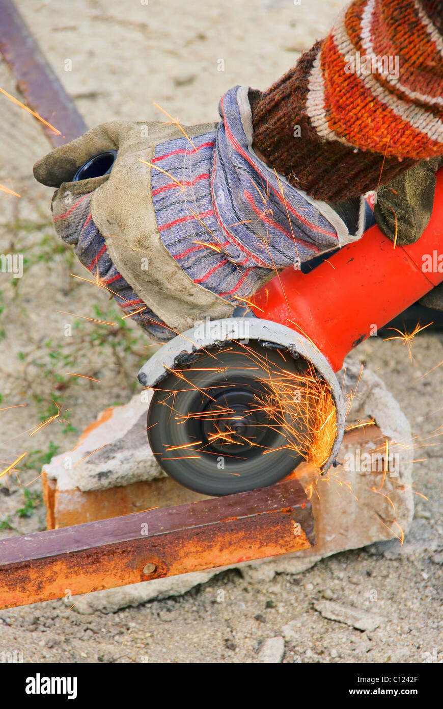 Winkelschleifer - Winkelschleifer 01 Stockfoto