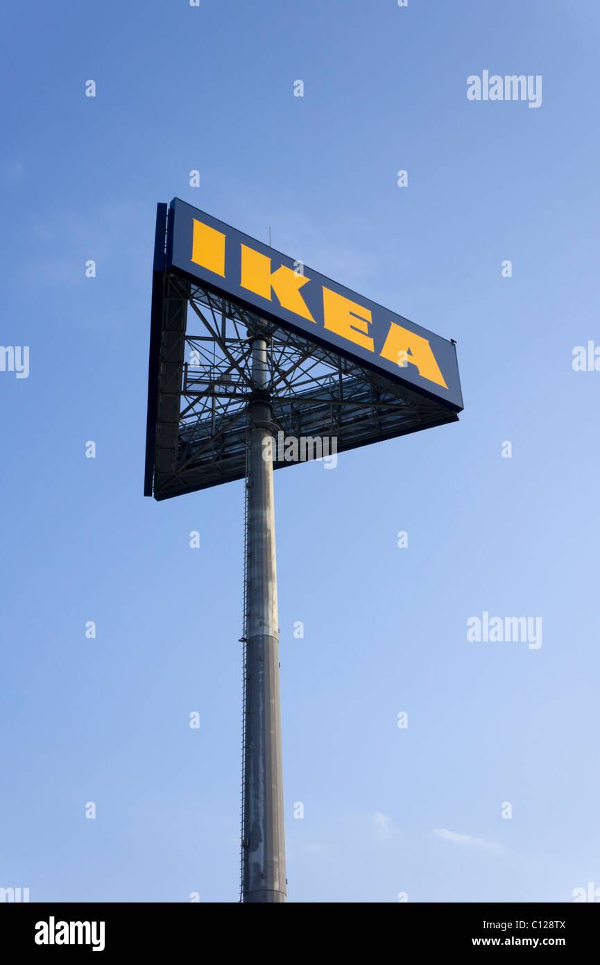 IKEA-Schild Stockfoto