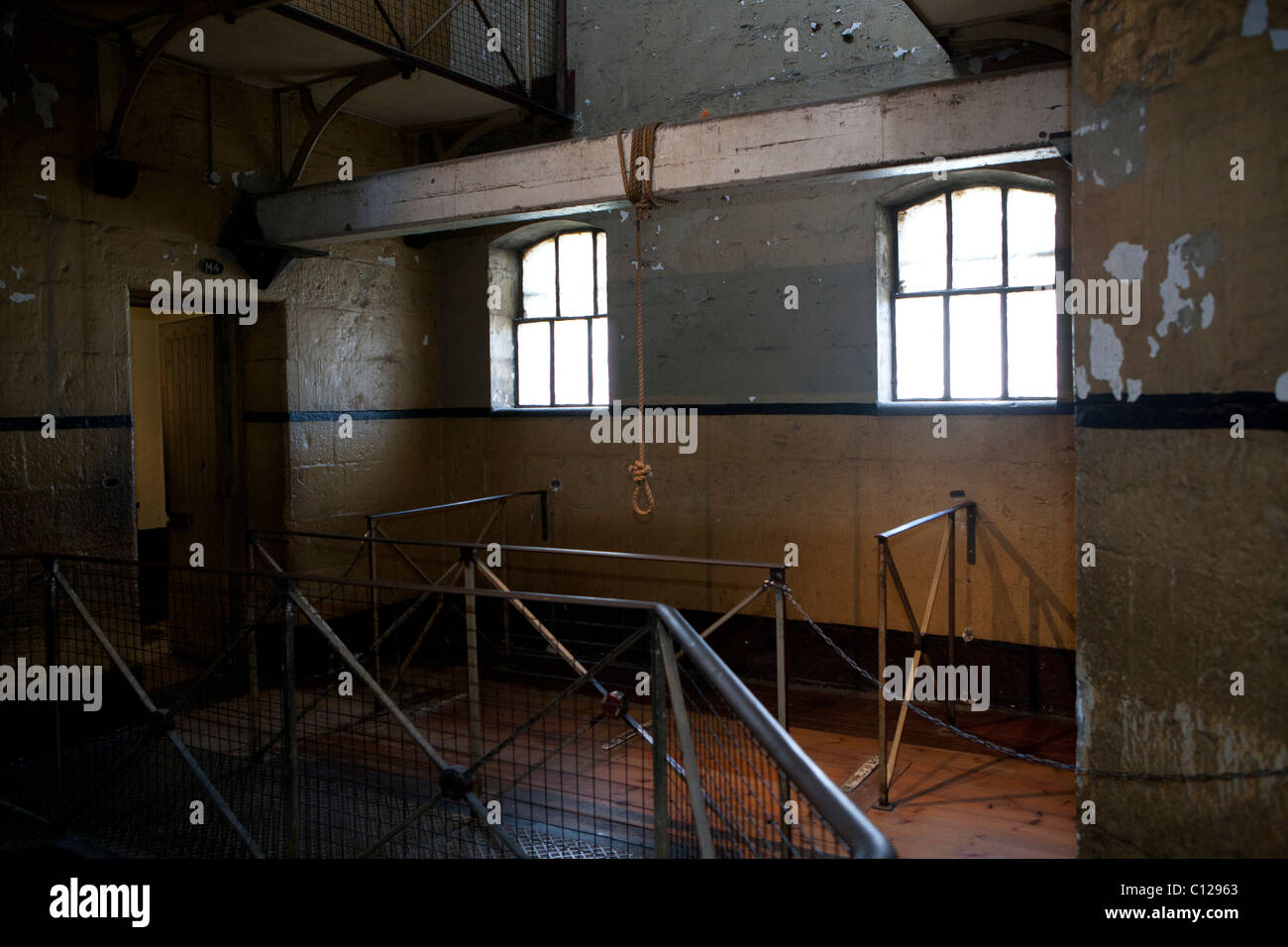Verlassene Melbourne Gaol (Gefängnis). Stockfoto